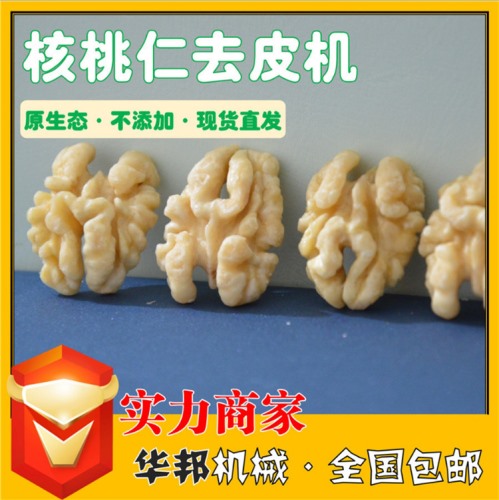 華邦核桃仁去皮機(jī)型號(hào)齊全 可定制 核桃仁去皮流水線